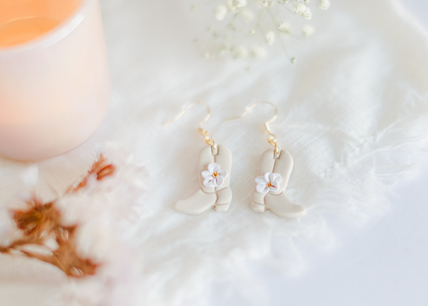 Cowboy boots Clay Earrings