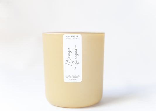 Mango + Sugar Soy Wax Candle