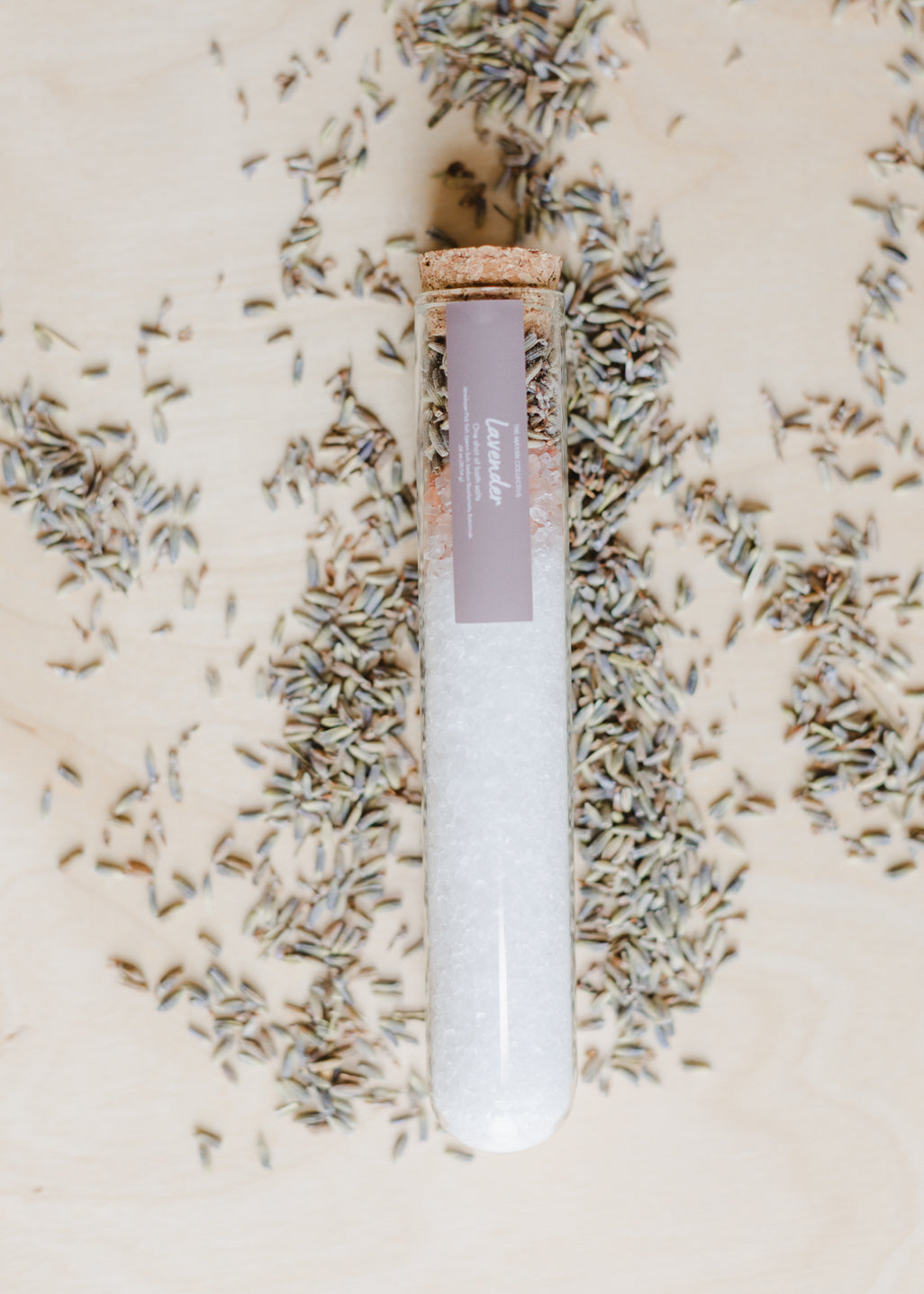 Bath Salts Vial Lavender