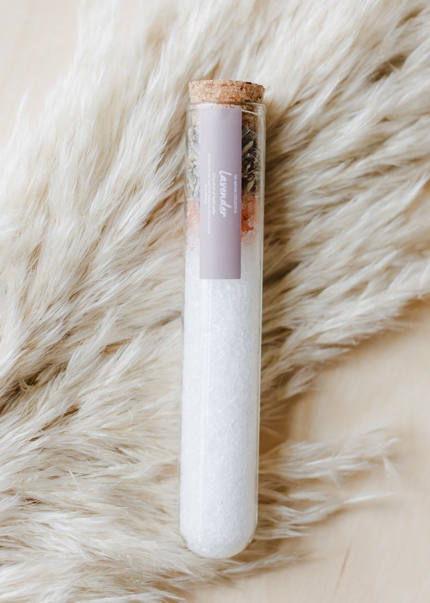 Bath Salts Vial Lavender