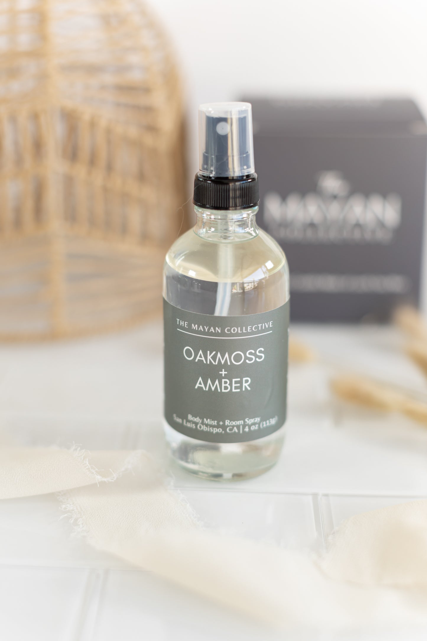 Oak Moss + Amber Linen + Room Spray