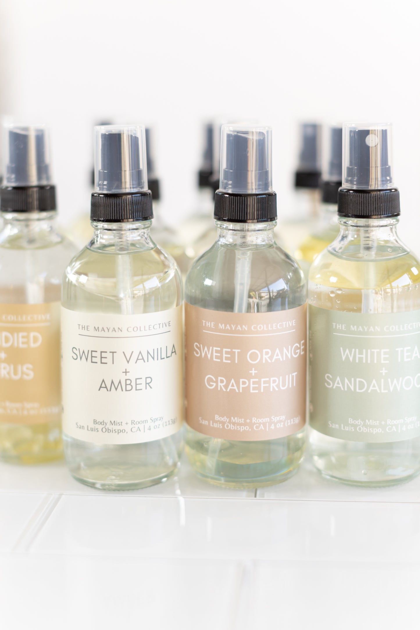 Sweet Vanilla + Amber Body Mist / Linen & Room Spray