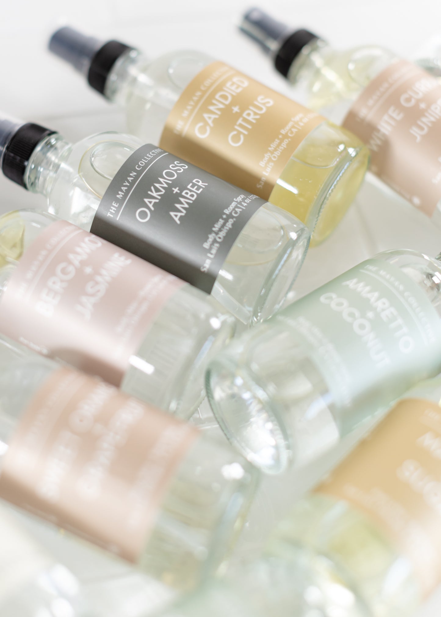 Bergamot + Jasmine Linen + Room Spray
