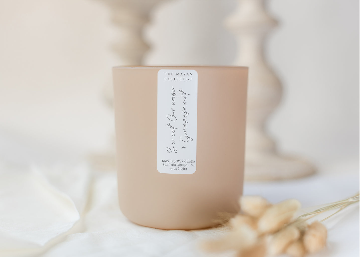 Sweet Orange + Grapefruit Soy Wax Candle