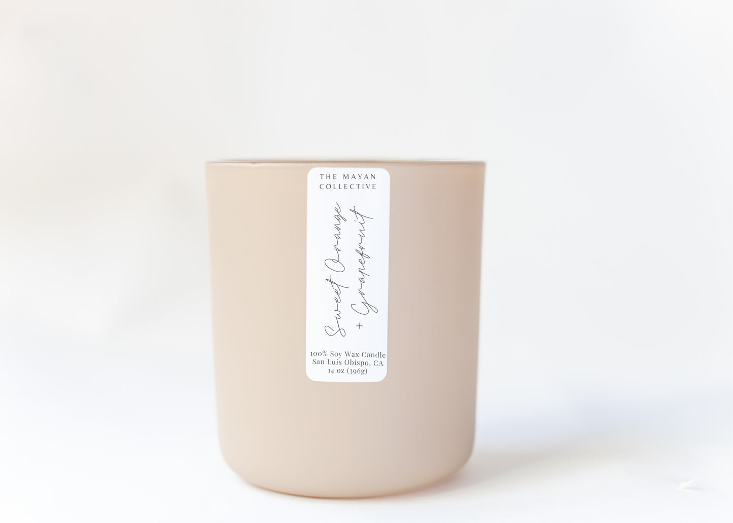 Sweet Orange + Grapefruit Soy Wax Candle