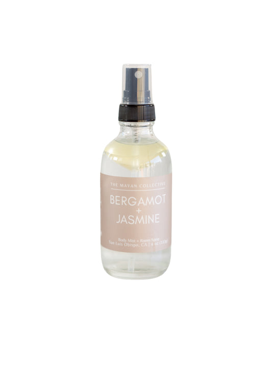 Bergamot + Jasmine  Linen + Room Spray