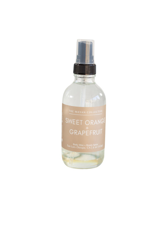 Sweet Orange + Grapefruit Linen Room Spray + Body Mist