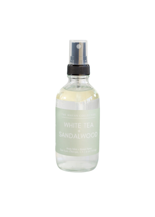 White Tea + Sandalwood Linen & Room Spray