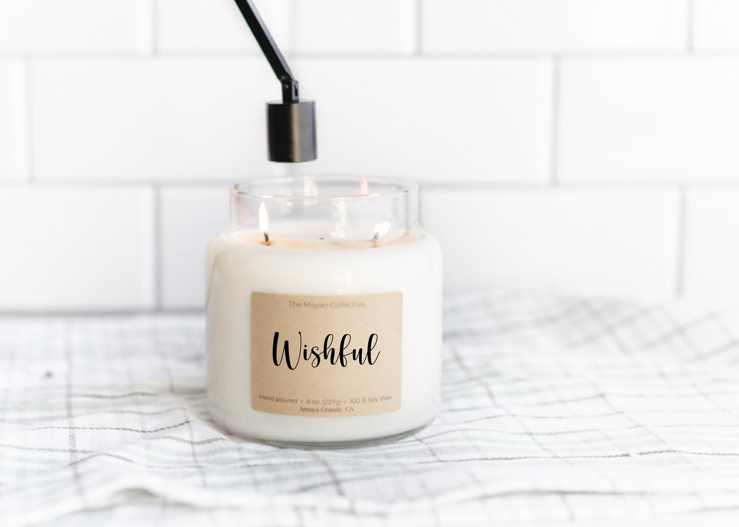 Passion Fruit + Mango Soy Wax Candle "Cheerful"