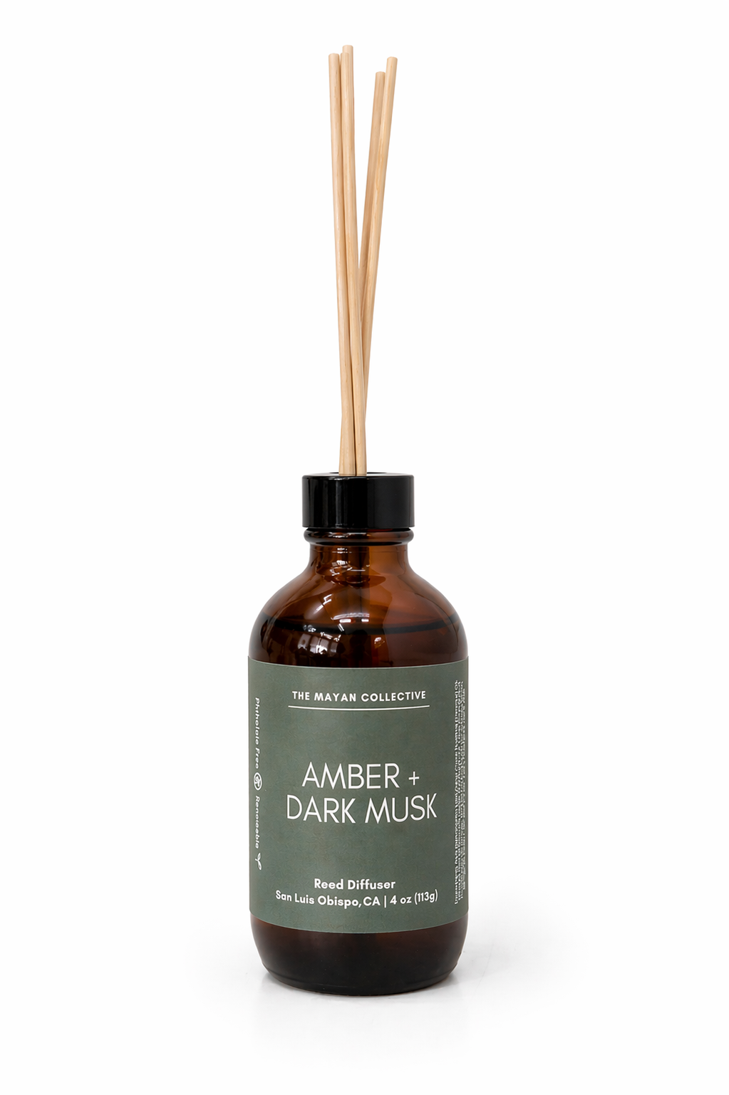 Amber + Dark Musk Reed Diffuser