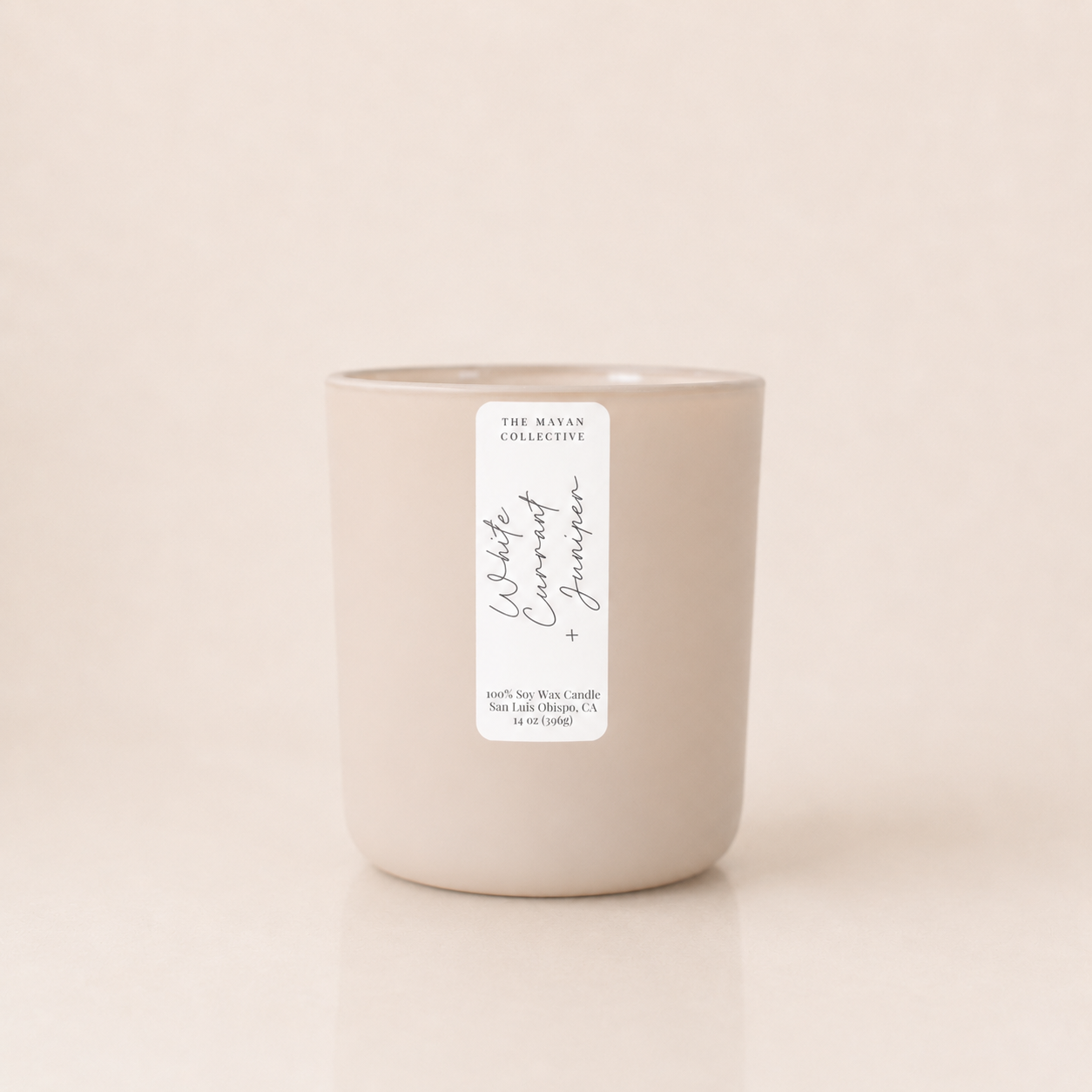 White Currant + Juniper Soy Wax Candle