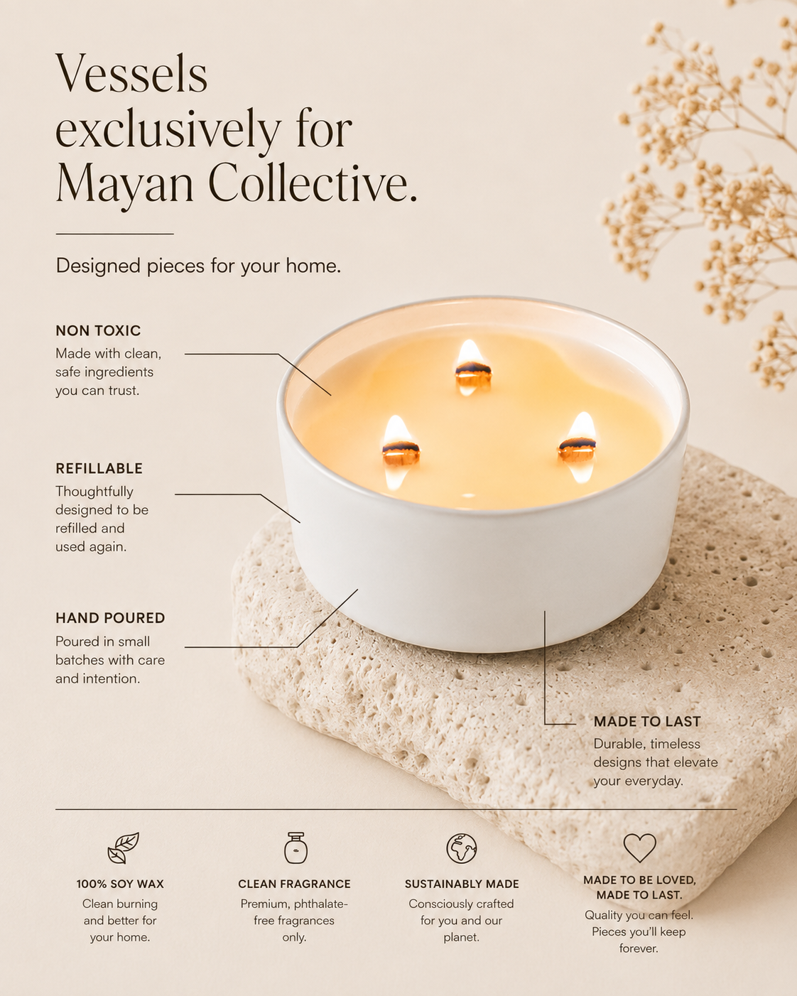 Tonka + Banana 22 oz Soy Wax Candle - PRE ORDER