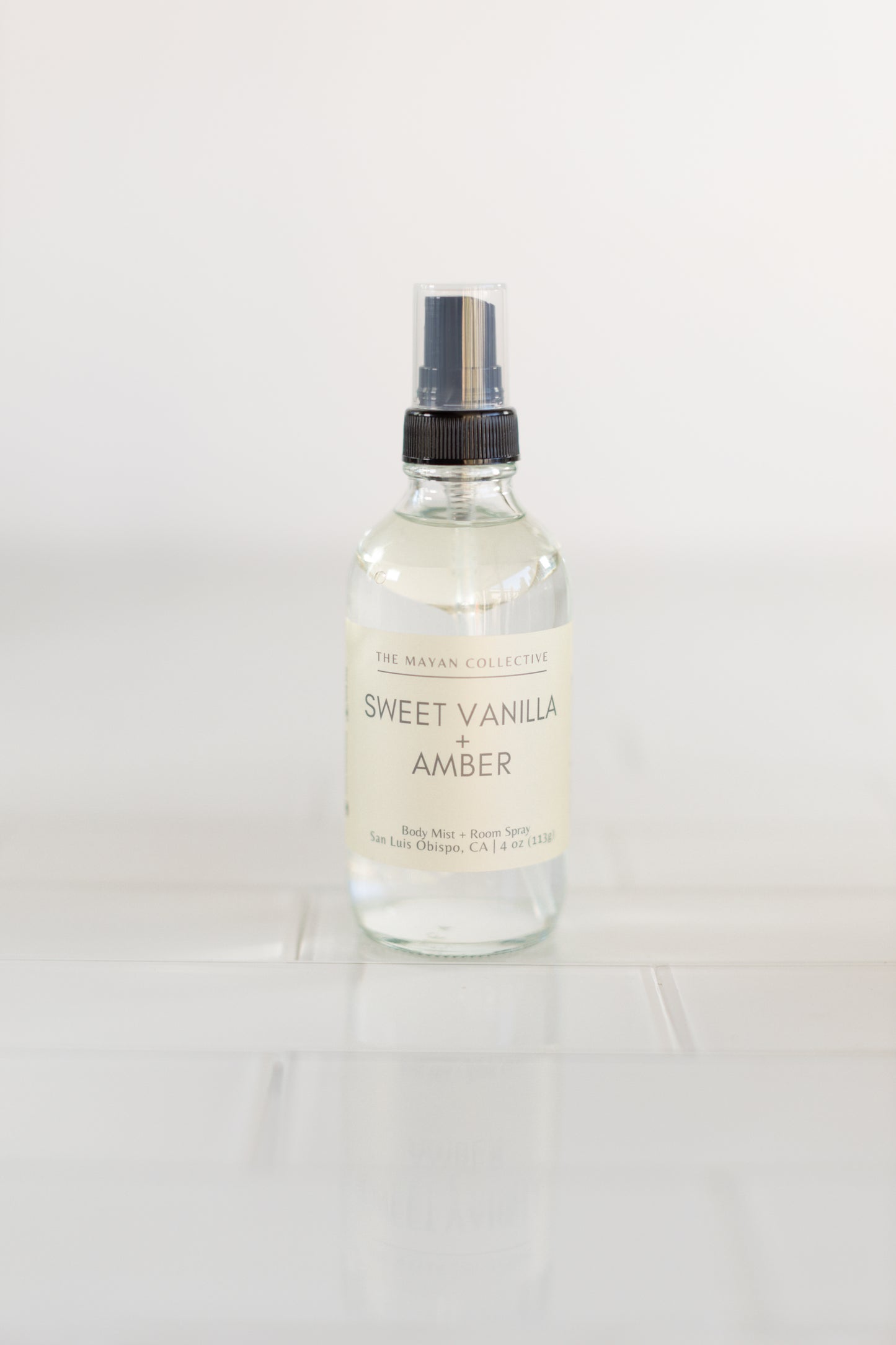 Sweet Vanilla + Amber Body Mist / Linen & Room Spray