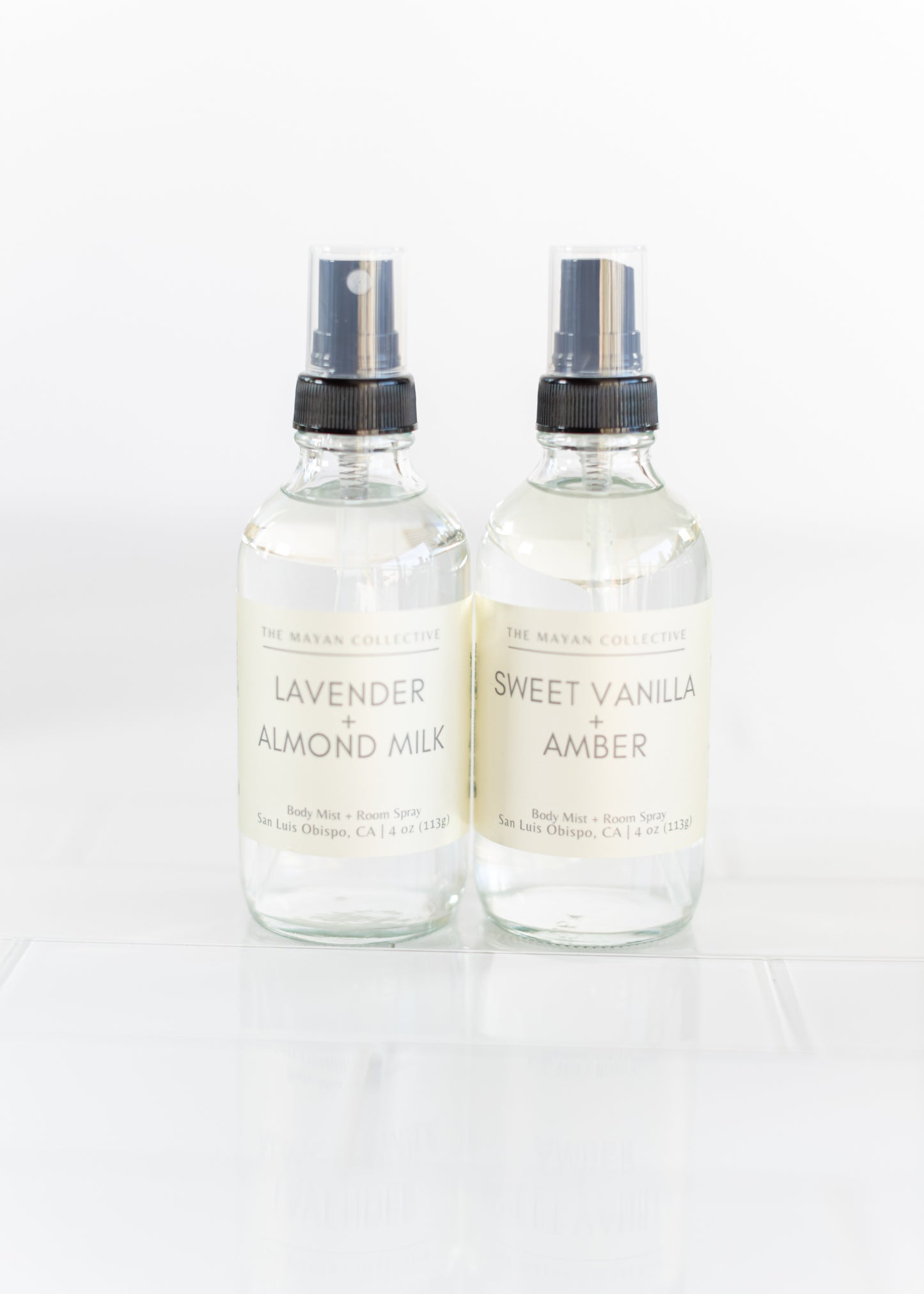 Sweet Vanilla + Amber Body Mist / Linen & Room Spray