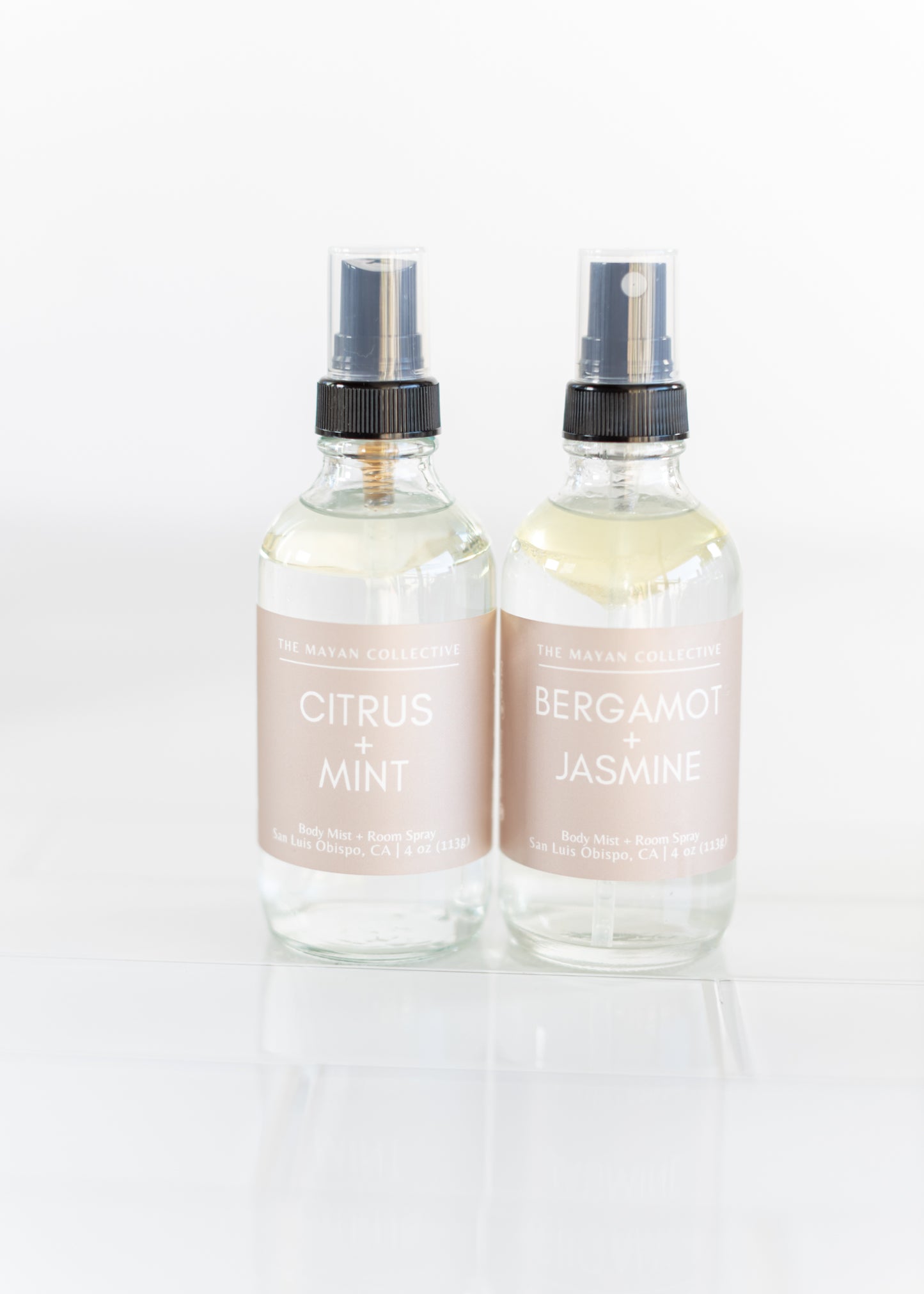 Bergamot + Jasmine  Linen + Room Spray