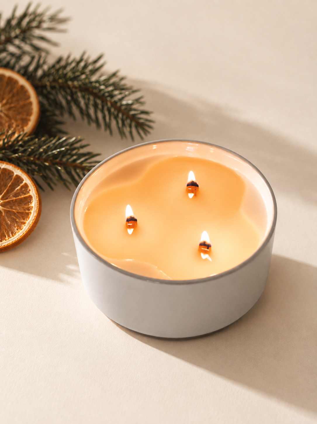 22oz Pine and Orange Soy Wax Candle