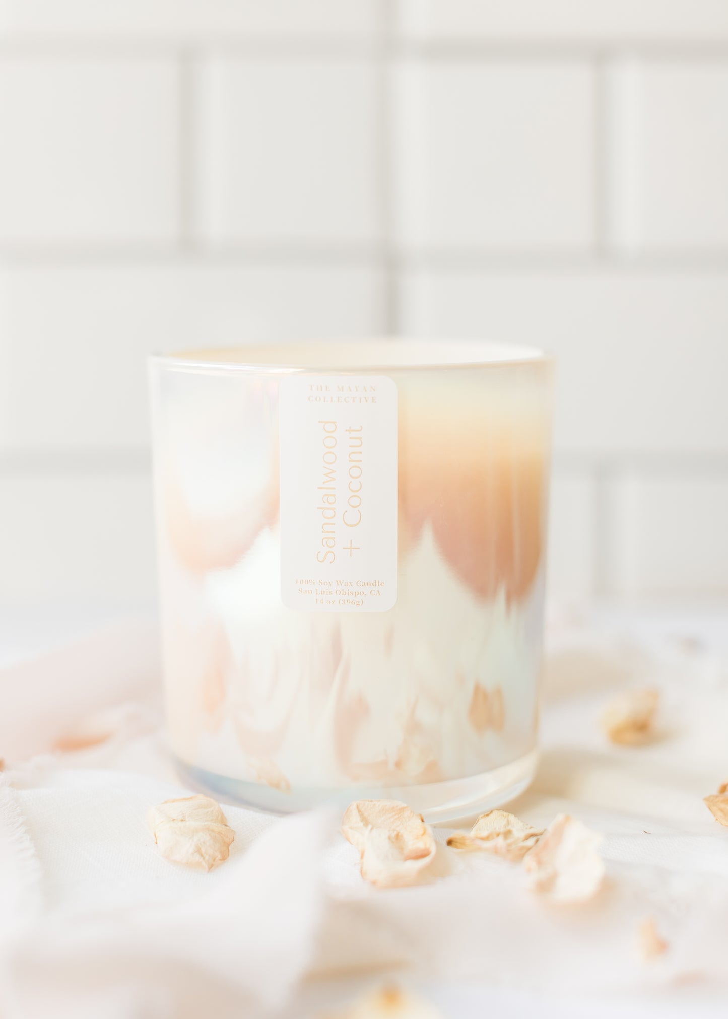 Sandalwood + Coconut Soy Wax Candle