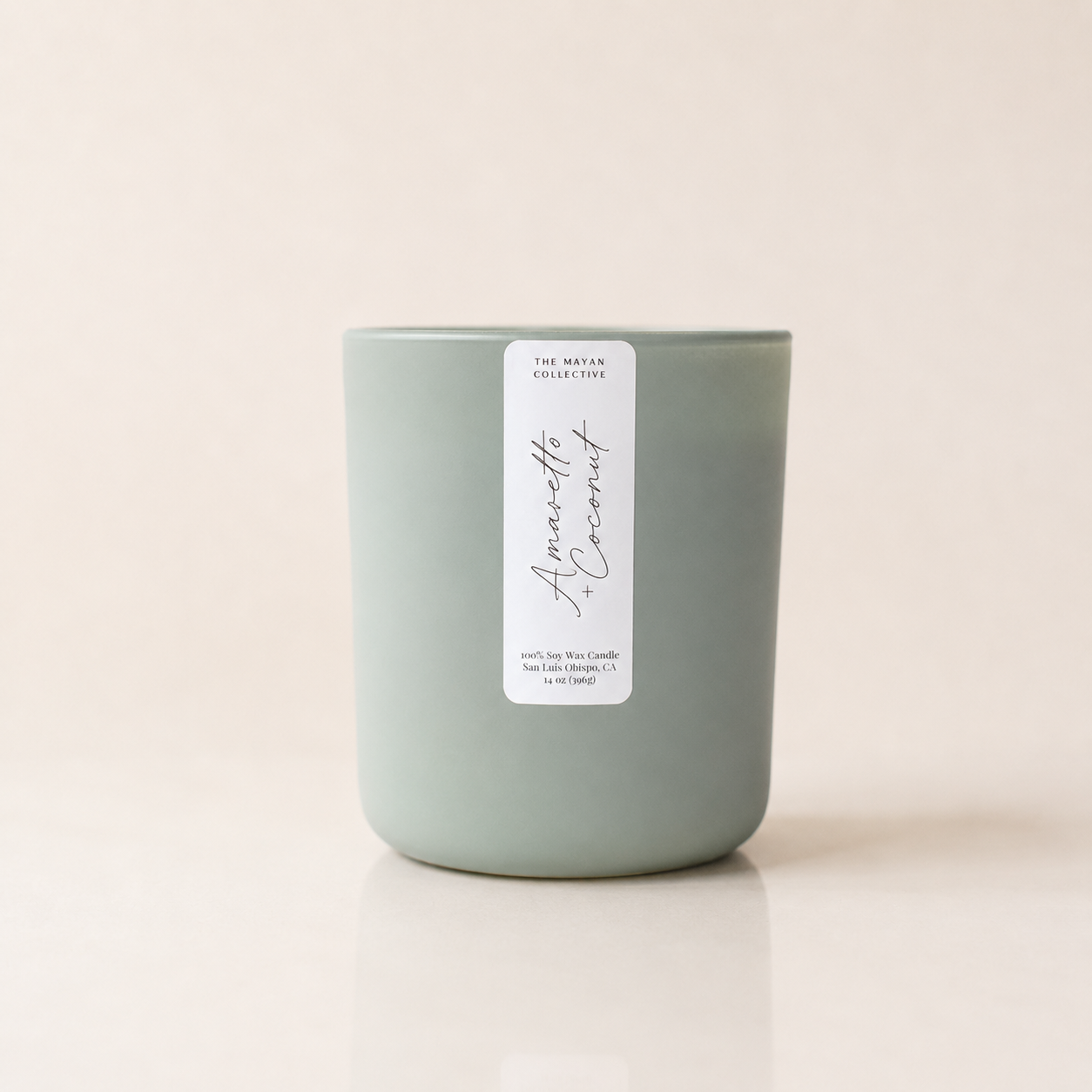 Amaretto + Coconut Soy Wax Candle
