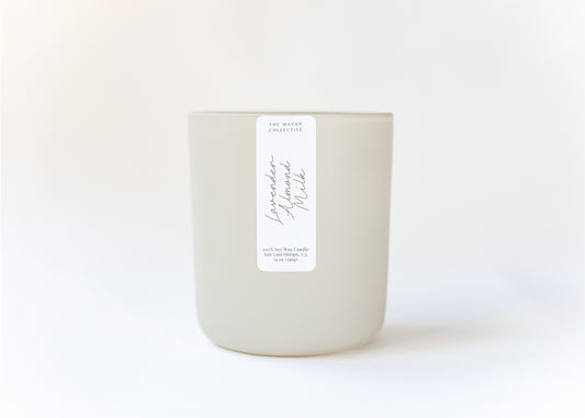 Lavender Almond Milk Soy Wax Candle