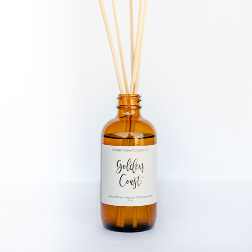 Golden Coast Reed Diffuser - The Mayan Collective LLC